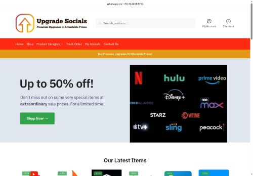 upgradesocials.com capture - 2025-09-22 07:53:18