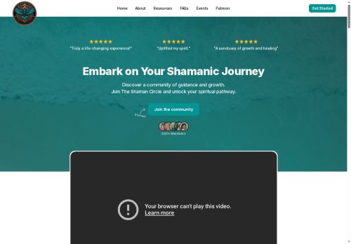 theshamancircle.com capture - 2025-09-22 11:08:34