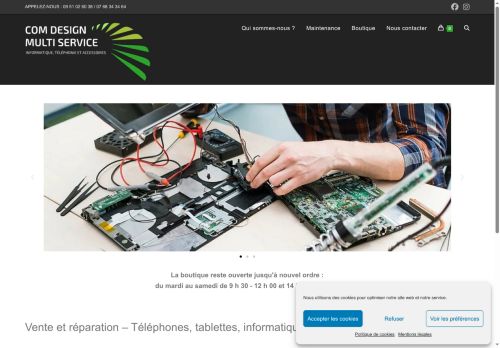 comdesignmultiservice.com capture - 2025-09-22 12:20:01