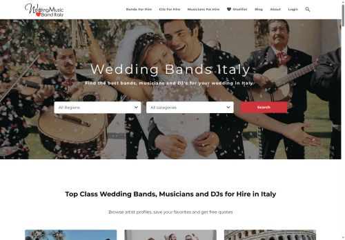 weddingmusicbandsitaly.com capture - 2025-09-22 17:53:37