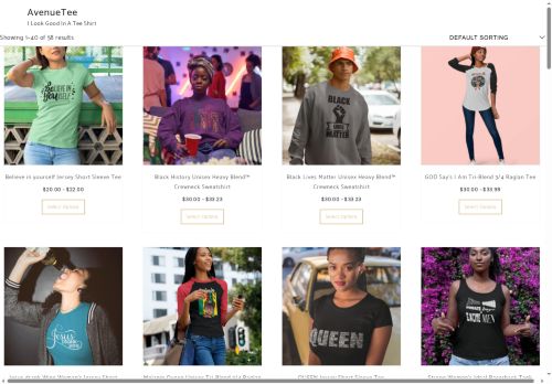 avenuetee.com capture - 2025-09-22 21:48:25