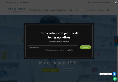 tradipharmaroc.com capture - 2025-09-23 01:58:52