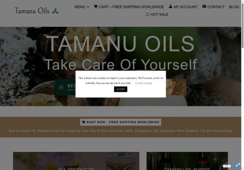 tamanuoils.com capture - 2025-09-23 02:28:05