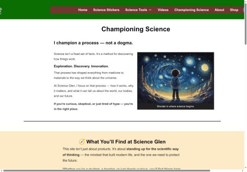 thescienceglen.com capture - 2025-09-23 08:23:00