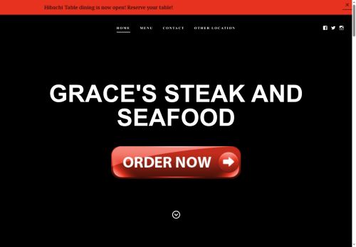 gracesseafoodandsteak.com capture - 2025-09-23 10:29:53