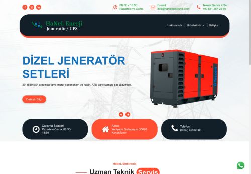 hanelelektronik.com capture - 2025-09-23 11:17:07