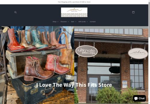 urbanshoetique.com capture - 2025-09-23 20:17:08