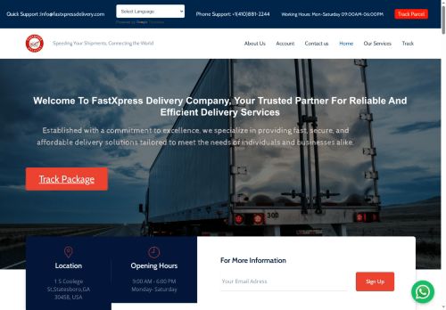 fastxpressdelivery.com capture - 2025-09-23 20:36:36