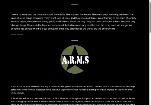 arebelmindedsociety.com capture - 2025-09-24 00:33:19