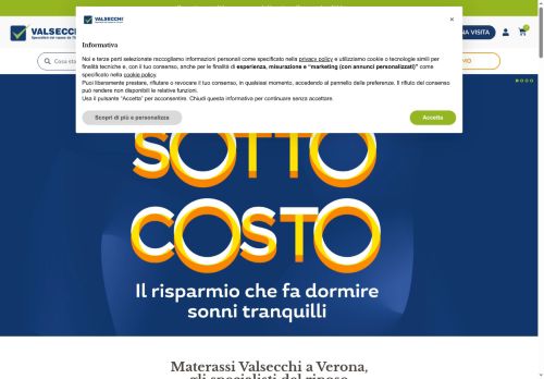 materassivalsecchi.com capture - 2025-09-24 02:27:14
