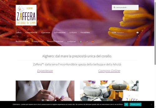 zafferanoalghero.com capture - 2025-09-24 07:38:59
