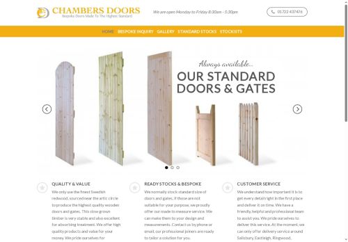 chambersdoors.com capture - 2025-09-24 12:45:17