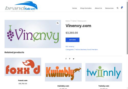 vinenvy.com capture - 2025-09-24 14:29:30