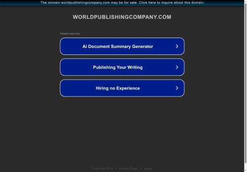 worldpublishingcompany.com capture - 2025-09-24 14:56:29