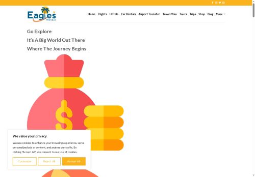 eaglestravels.com capture - 2025-09-24 20:03:35