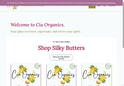 ciaorganics.com capture - 2025-09-24 20:53:02