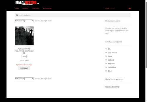 metaldistro.com capture - 2025-09-24 22:41:10