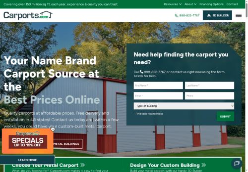 allamericansteelcarportcovers.com capture - 2025-09-25 00:30:50