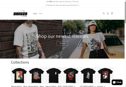 yakuzaclothing.com capture - 2025-09-25 01:46:45