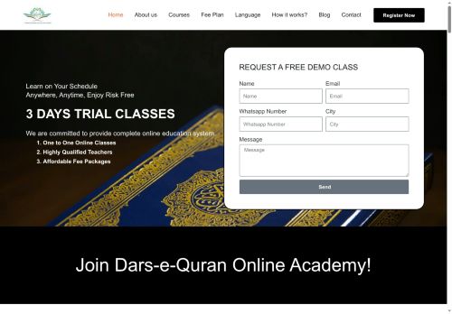 darsequranpk.com capture - 2025-09-25 01:57:43