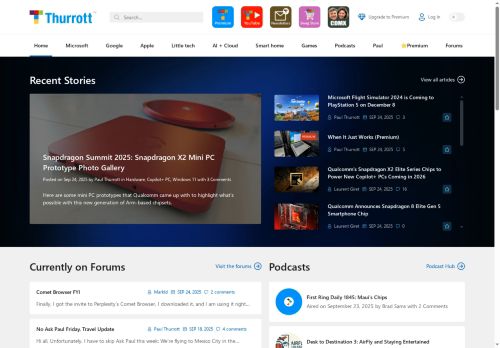 thurott.com capture - 2025-09-25 04:06:54