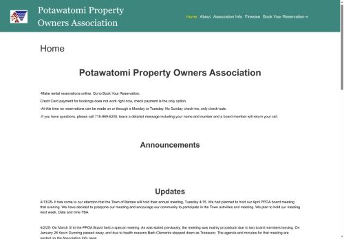 potawatomipropertyowners.com capture - 2025-09-25 05:12:22