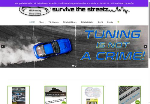 tuning-street-legal.com capture - 2025-09-25 06:47:55