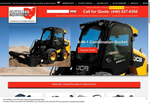 clevelandequipmentsales.com capture - 2025-09-25 10:32:51