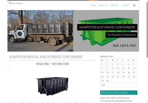 ottosdisposal.com capture - 2025-09-25 20:16:33