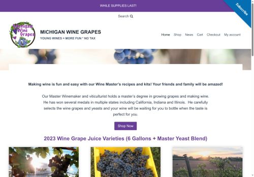 michiganwinegrapes.com capture - 2025-09-25 23:04:28