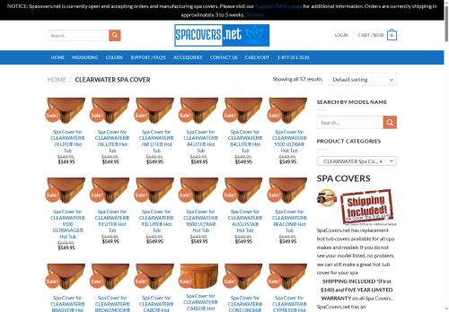 clearwaterspashottubcovers.com capture - 2025-09-26 01:06:26