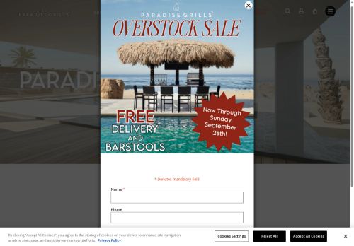 paradisegrills.com capture - 2025-09-26 02:48:19