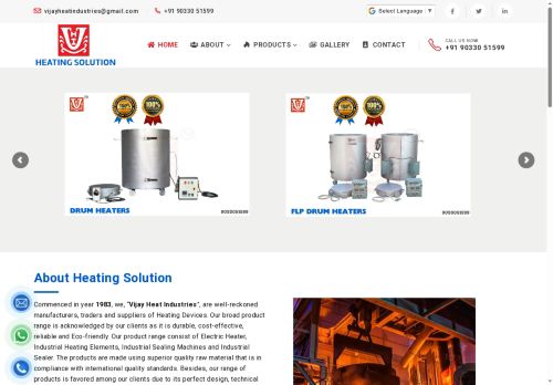 vijayheatindustries.com capture - 2025-09-26 02:58:03