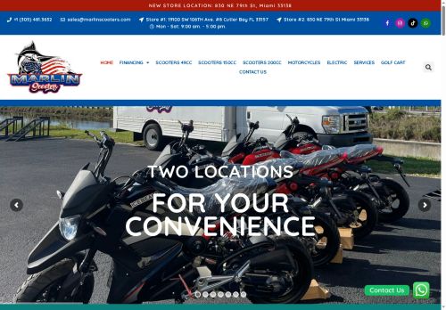 marlinscooters.com capture - 2025-09-26 02:58:03