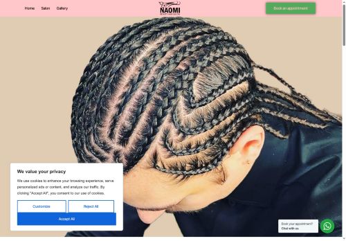 naomibeautyhairsalon.com capture - 2025-09-26 02:58:03