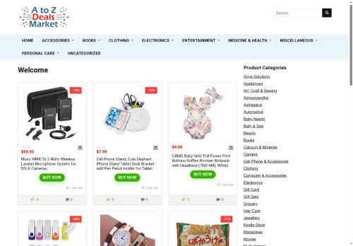 atozdealsmarket.com capture - 2025-09-26 04:34:03