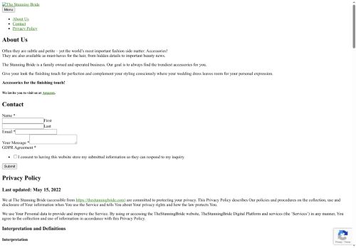 thestunningbride.com capture - 2025-09-26 07:59:25