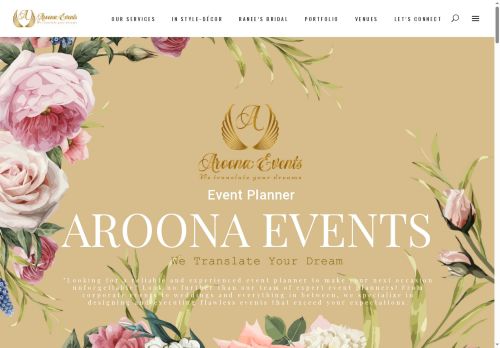 aroonaevents.com capture - 2025-09-26 15:16:29