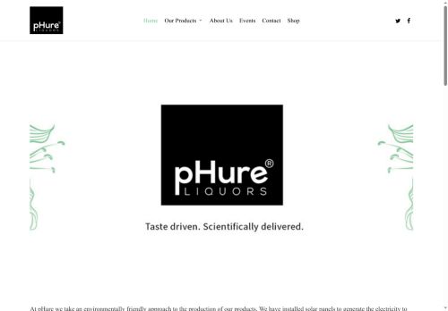 phure-liquors.com capture - 2025-09-26 17:14:09