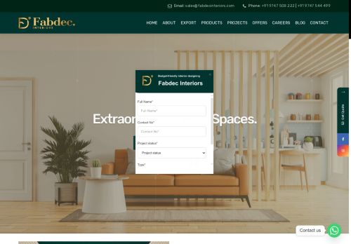 fabdecinteriors.com capture - 2025-09-26 17:36:28