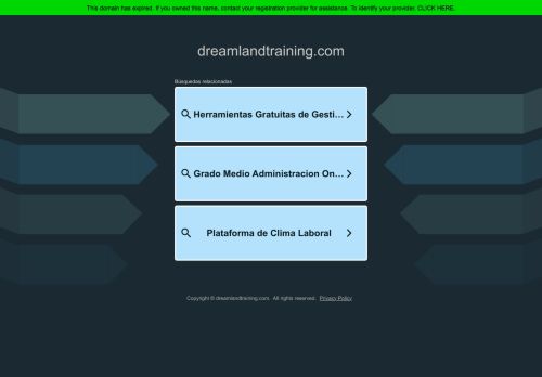 dreamlandtraining.com capture - 2025-09-26 17:44:21