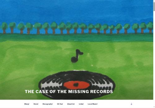thecaseofthemissingrecords.com capture - 2025-09-26 18:18:22