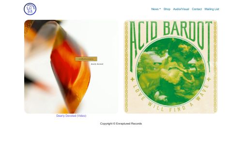 enraptured-records.com capture - 2025-09-26 19:49:53