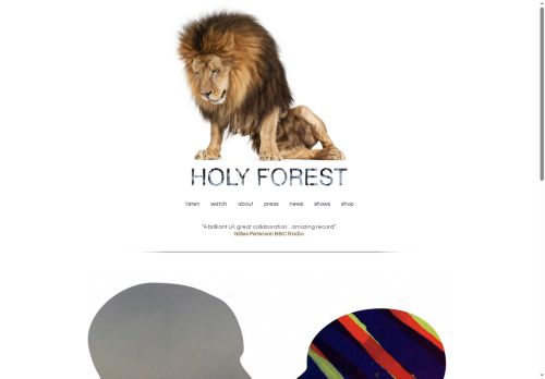 theholyforest.com capture - 2025-09-26 20:09:42