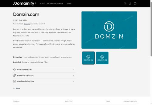 domzin.com capture - 2025-09-26 20:21:01