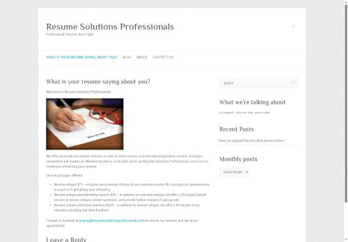 resumesolutionsprofessionals.com capture - 2025-09-26 21:53:33