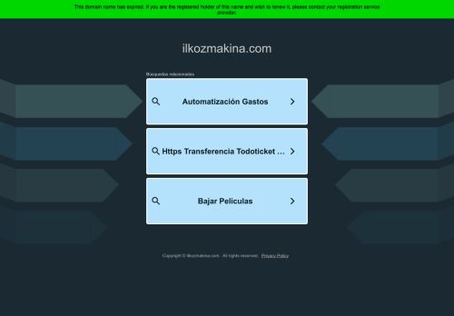 ilkozmakina.com capture - 2025-09-26 22:49:08