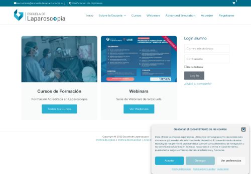 escueladelaparoscopia.com capture - 2025-09-27 09:16:42