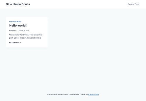 blueheronscuba.com capture - 2025-09-27 09:25:41