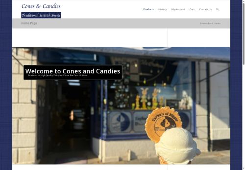 conesandcandies.com capture - 2025-09-27 09:50:33